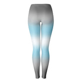 Demiboy Pride Ombre Leggings Leggings - AOP PRIDE MODE